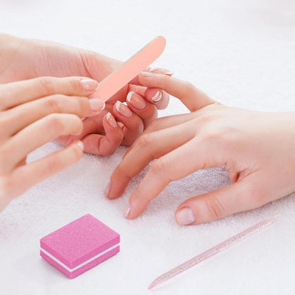 48 Sets Disposable Manicure Kit, Individually Package Nail Kit,Manicure Set with Mini Nail File,Mini Nail Buffer,Nail Stick for Salon Home