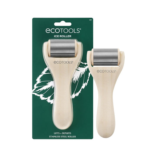 EcoTools Ice Roller, Stainless Steel Cooling Facial Roller & Neck Sculpting Tool, Depuff, Vegan & Cruelty-Free Self-Care Gift for Beginners & Experts, 1 Count