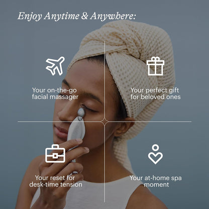 In My Eyes Gua Sha Tool for Face & Eye, Stainless Steel Gua Sha Facial Massager Tool for Reduce Puffiness, Ease Facial Tension & Promote Lymphatic Drainage