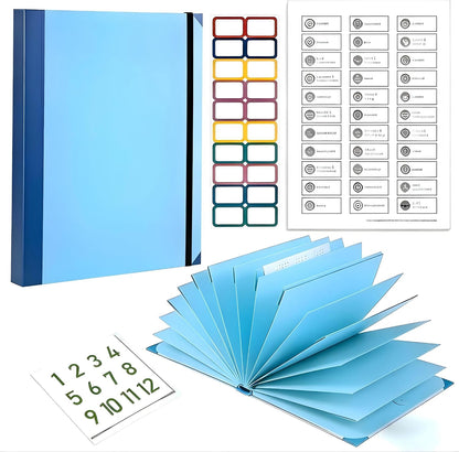 GANGZI The Life Book Document Organizer Binder (Pink)