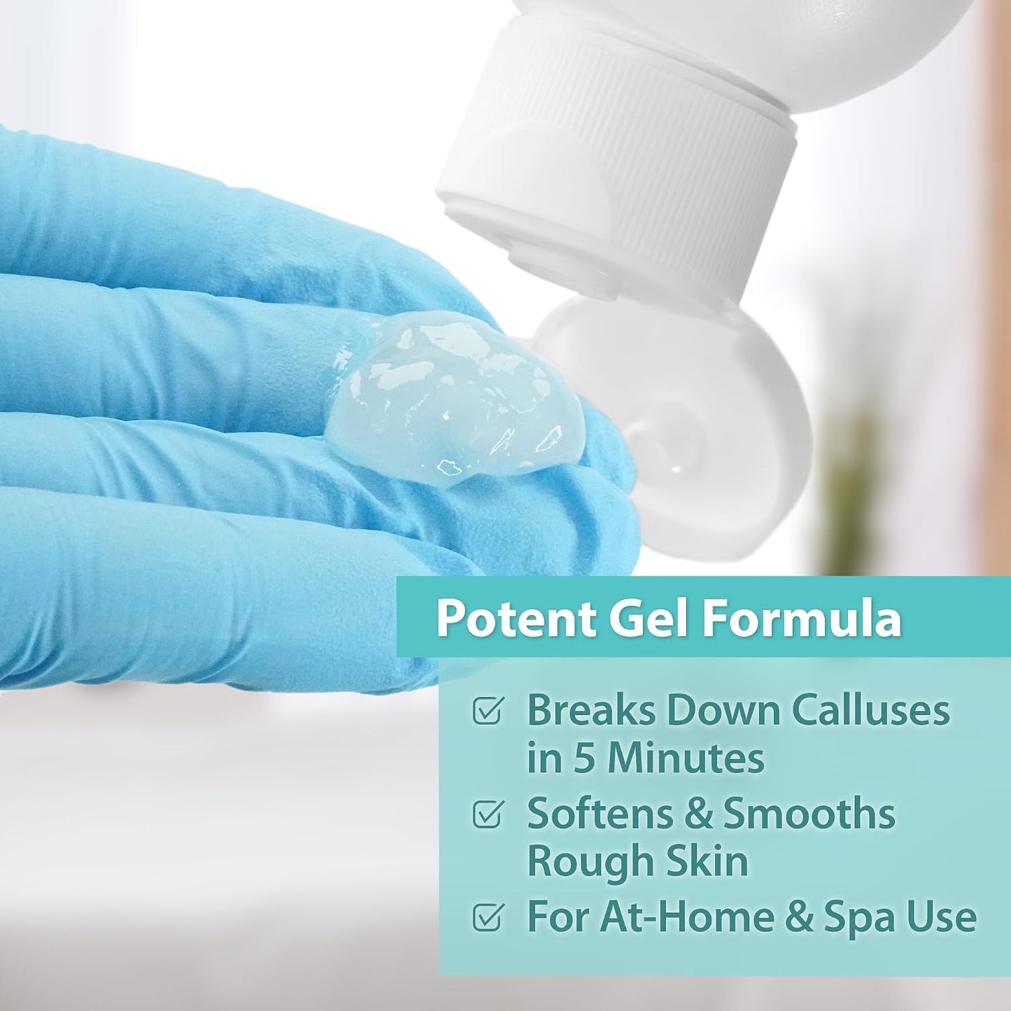 Ebanel Salon Grade Callus Remover for Feet with 20% Urea, Pedicure Gel Peel