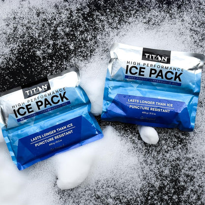 Arctic Zone Titan Deep Freeze Ice Pack- (2 Pack) 600 Gram High Performance Ice Pack - Long-Lasting, Puncture-Resistant Cold Pack Filled with Non-Toxic Gel…