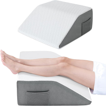 Cozymaker 7.5-inch Bed Wedge Pillow for Sleeping Back Support Pain Relief