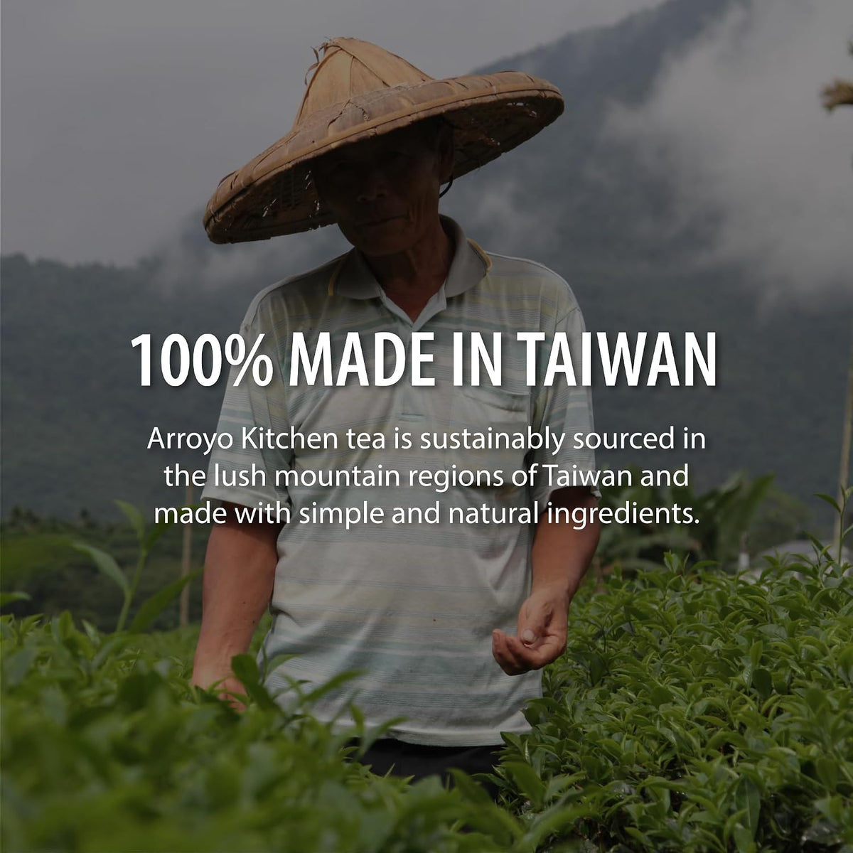 Arroyo Kitchen by Little Jasmine, Non-GMO Rose Oolong Tea Bag, 4 Gr of Premium Taiwanese Whole Tea Leaves and Flowers per Bag, PLA Tea Bag, Brew Hot or Cold