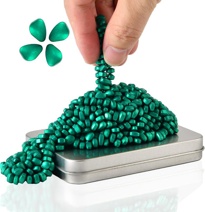 LCVUUK Magnetic Putty Rocks, Blue More Than 600 Weak Magnetic Smooth Ferrite Pebbles, Desk Toys and Time-Killer for Adults