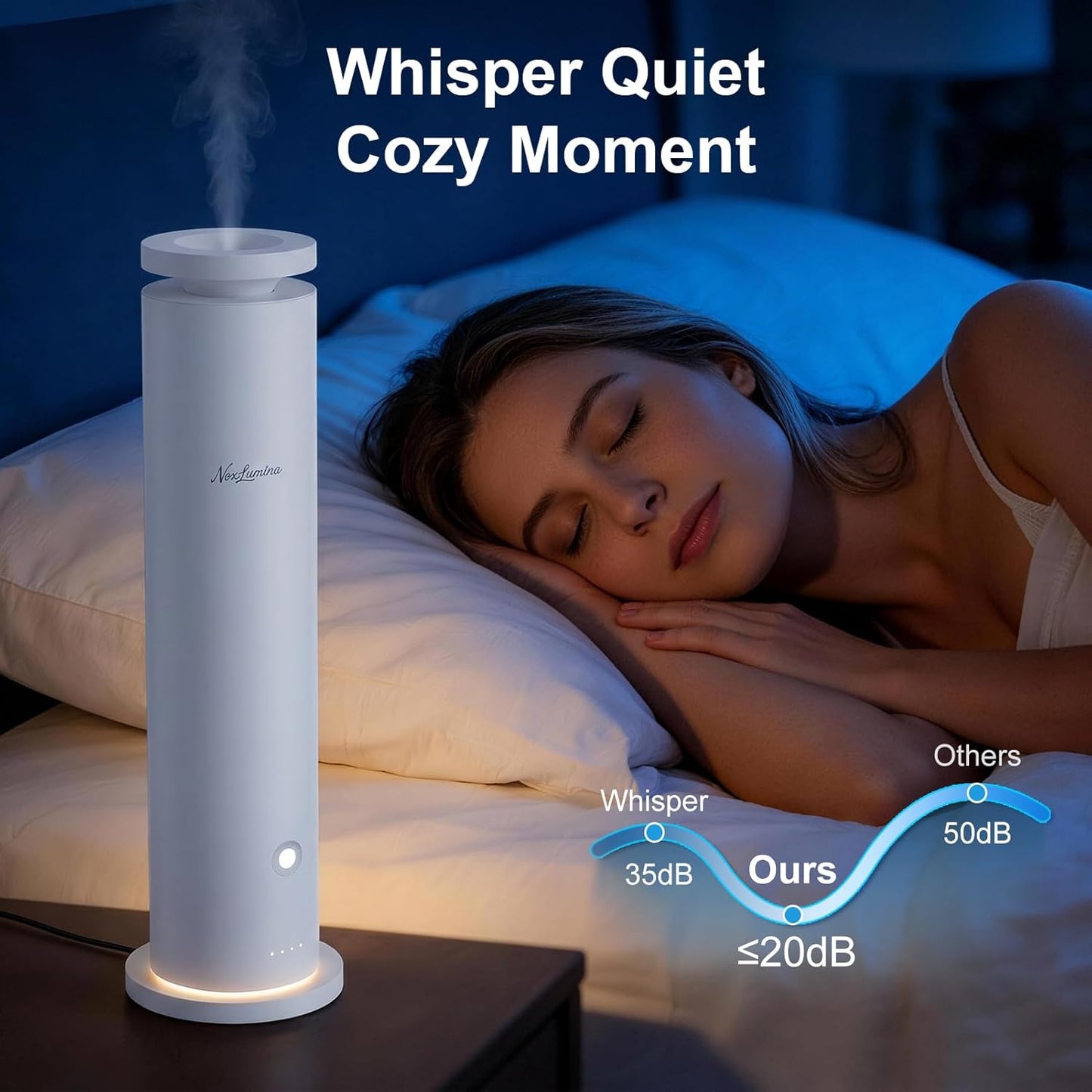 Waterless Diffuser Pro with 5 Scent Oils, Luxury Hotel-Class Essential Oil Diffuser Aromatherapy Machine with 1500 Sq Ft Cover, 6 Mist, 4.06Oz Air Diffusers for Home Large Room Hotel SPA