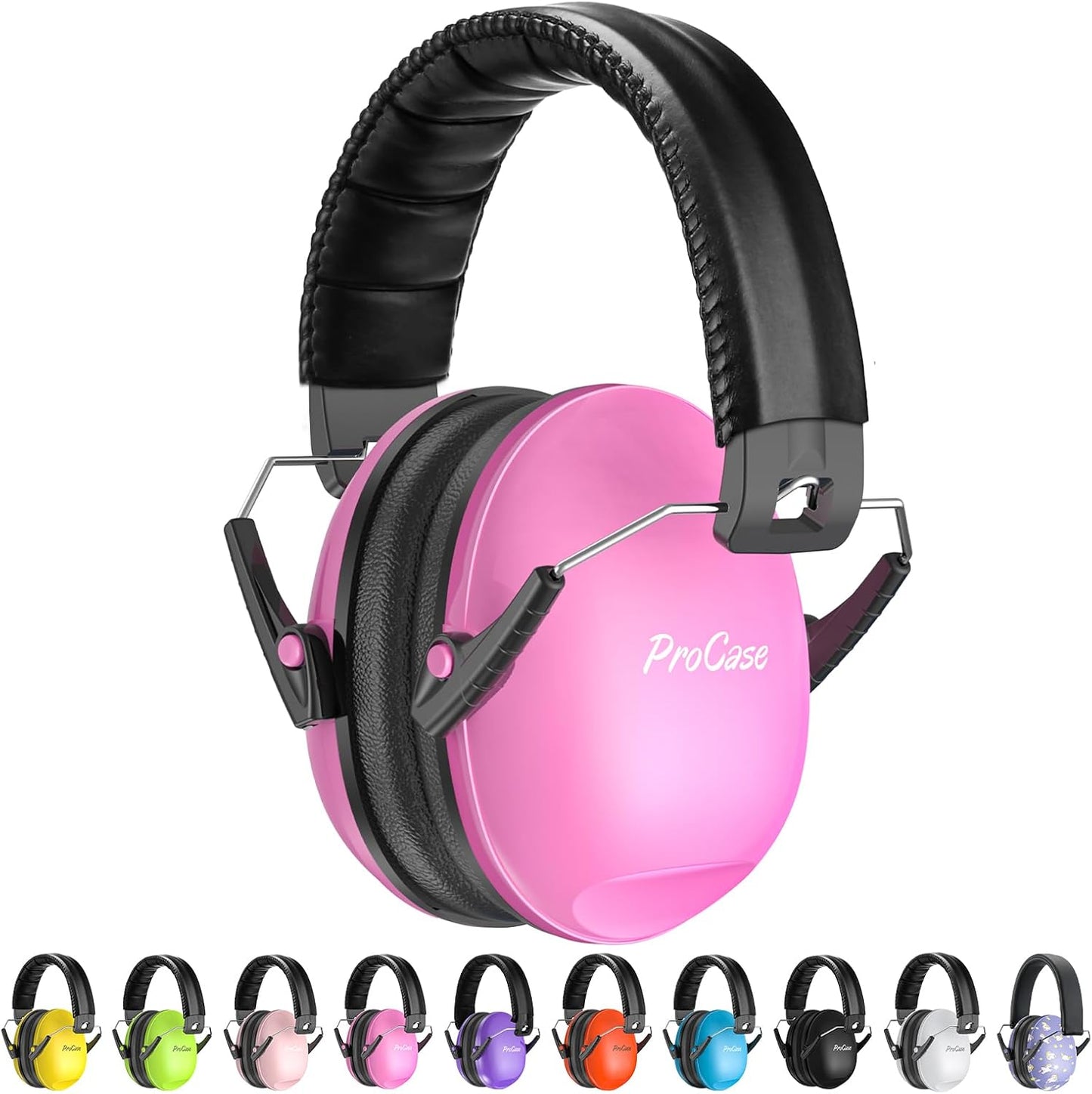 ProCase Noise Cancelling Headphones for Kids Toddler, SNR 27dB Noise Reduction Ear Muffs, Hearing Protection for Monster Jam, Concerts, Fireworks, Shooting, Air Show, Autism Sensory Needs -Blue