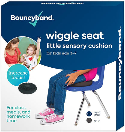 Bouncyband – Wiggle Seat – Purple, 13” D – Large Sensory Cushion for Kids Ages 6-18+ – Promotes Active Learning, Improves Student Productivity, Includes Easy-Inflation Pump