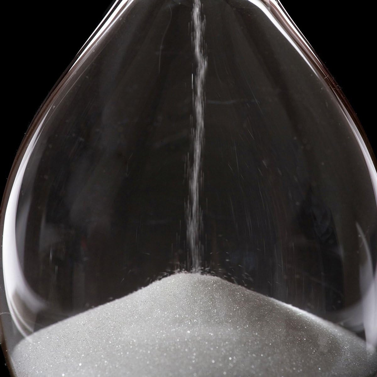 Hourglass, HoveBeaty Hand-Blown Sand Timer Set for Time Management 15 Minutes Durable Glass Construction (15 Min, Black)