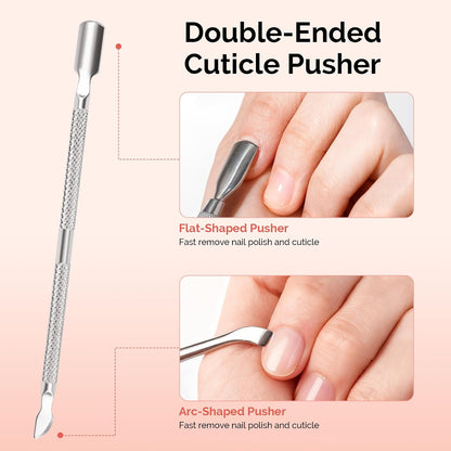 MelodySusie 16Pcs Professional Nail Buffer Kit,Nail Files and Buffers,Nail Buffer Block,Nail Brush, Nail File Buffers Kit for Natural Nails,DIY,Home Use,Salon（100/180 Grit）