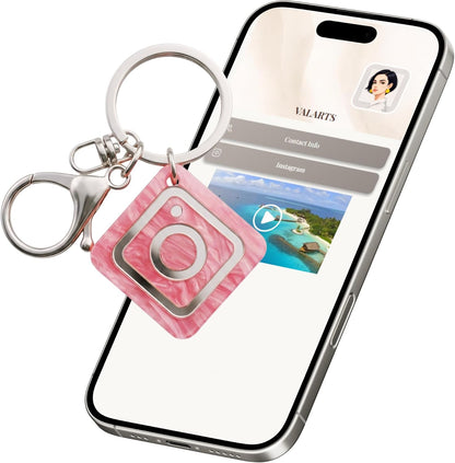 VTAG.ID NFC Digital Business Card Keychain - Tap to Share Contact & Social