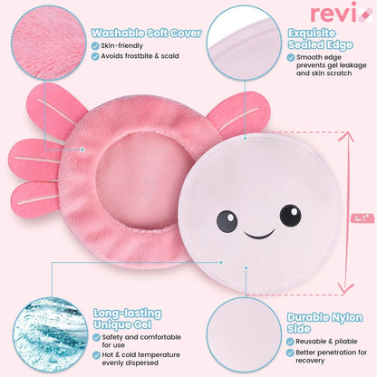 REVIX Kids Ice Packs - Reusable Gel Cold Packs for Toddlers and Babies