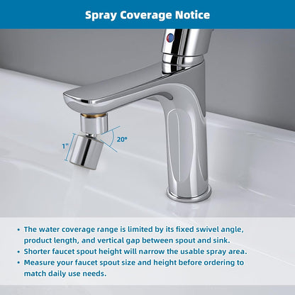 Hibbent NSF/ANSI/CAN 61 & cUPC Certified Faucet Aerator, Chrome