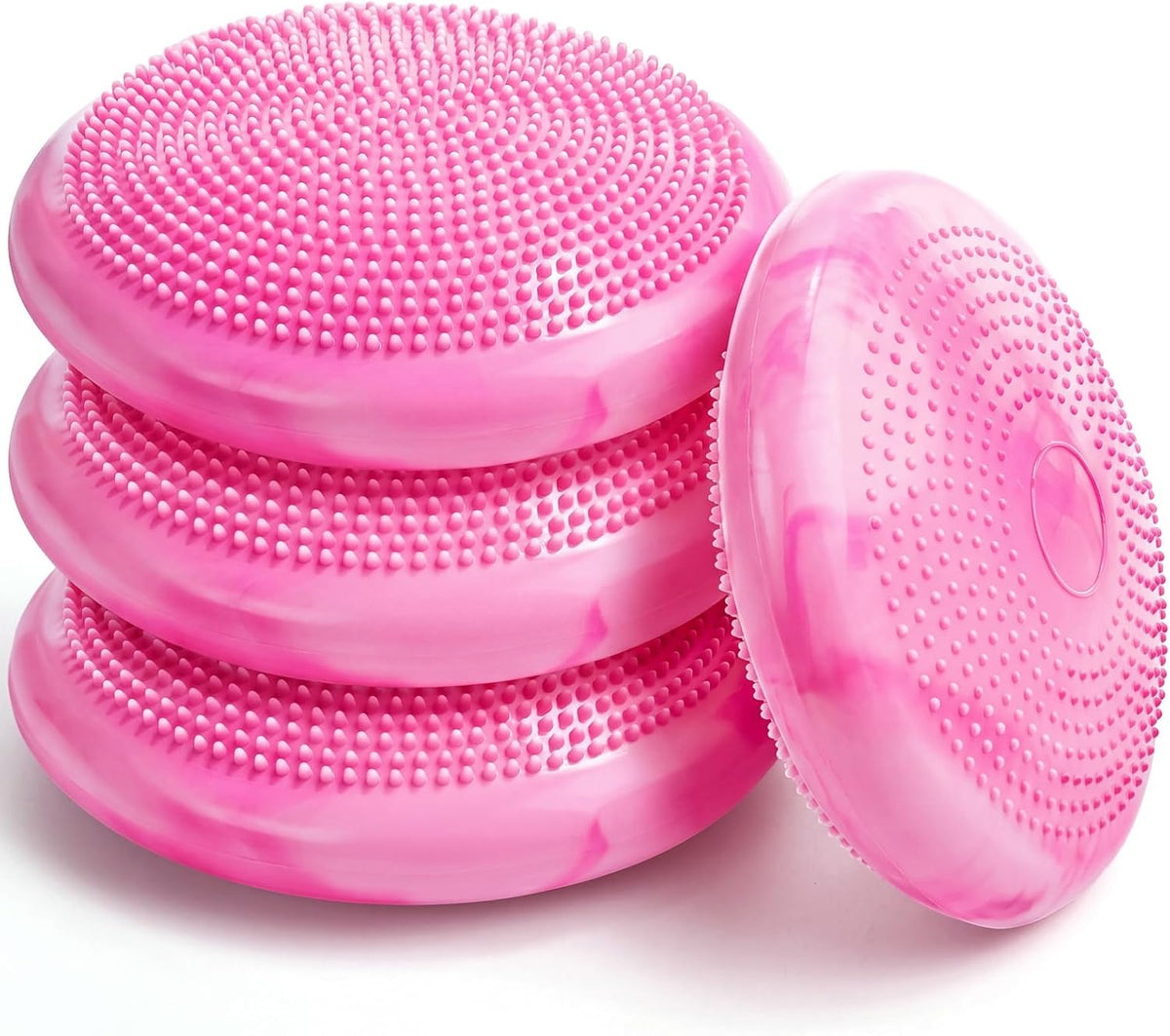 Libima 4 Pcs Wiggle Seat for Kids Inflated Wobble Cushion