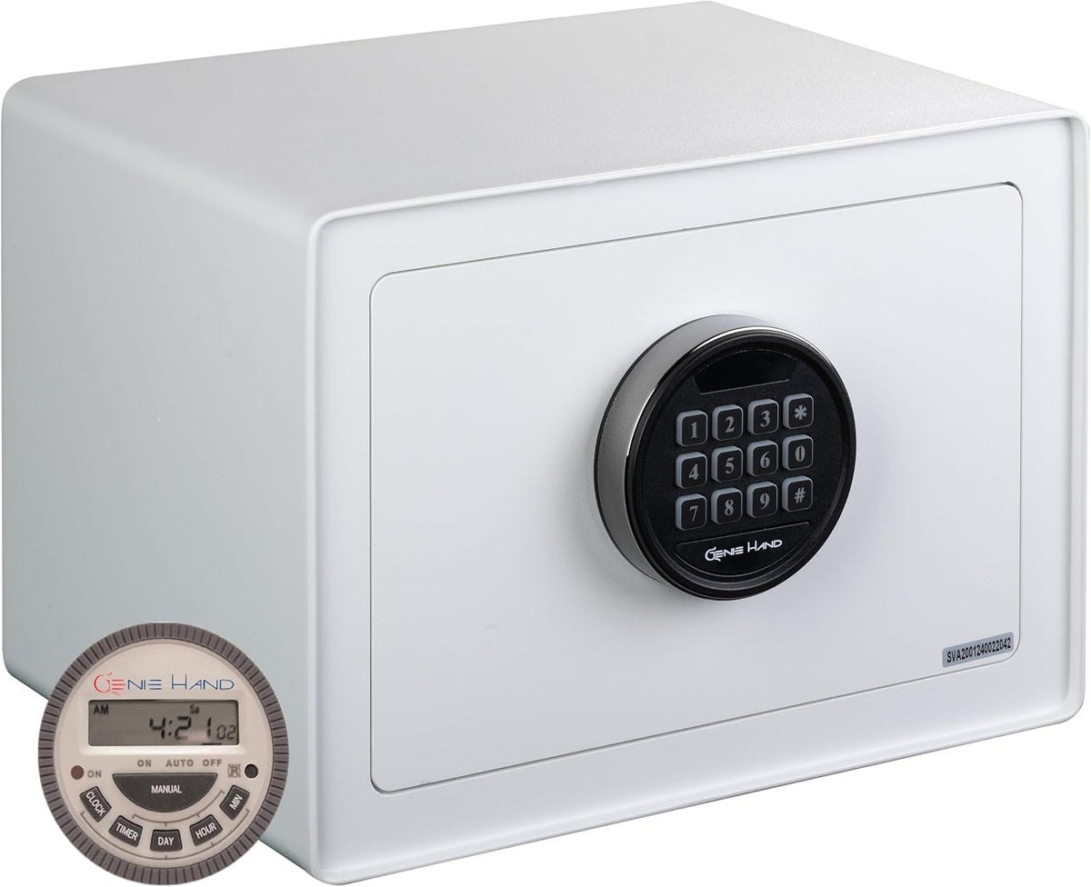 Genie Hand – Time Lock Safe Weekly/Daily Timer W68 with Emergency USB-C Power Port