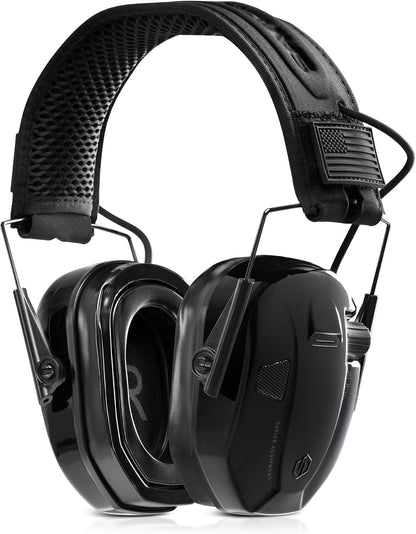 Savior Equipment Apollo Electronic Earmuffs For Shooting w/Gel Ear Pads, 24dB NRR, Noise Cancelling Ear Protection Headset
