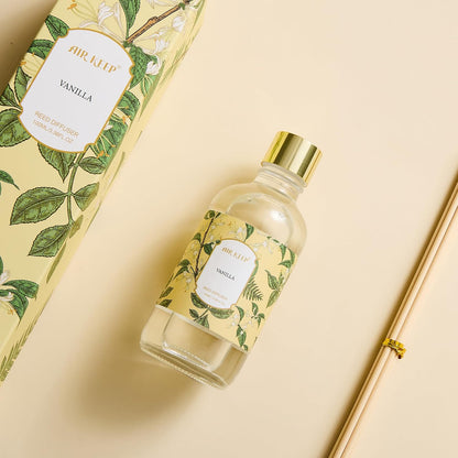 Airkeep Reed Diffuser Oil Set with Reed Sticks,Citrus Aromatherapy Oil Scent Diffuser for Home Office Bathroom Decoration Perfume and Gifts 3.38oz/100ml
