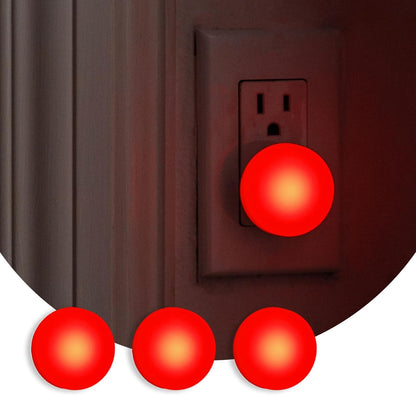 Loftie Night Lights Plug into Wall - 0.5W Plug in Night Light - Warm Amber Glow, Wall Light Sensing Dusk to Dawn - 2000K, UL Certified - Nightlight for Bathroom, Hallway, Bedroom Decor, Kitchen,3-Pack
