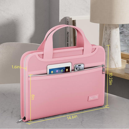 Tamfile Fireproof Accordion File Organizer, Expanding File Folder
