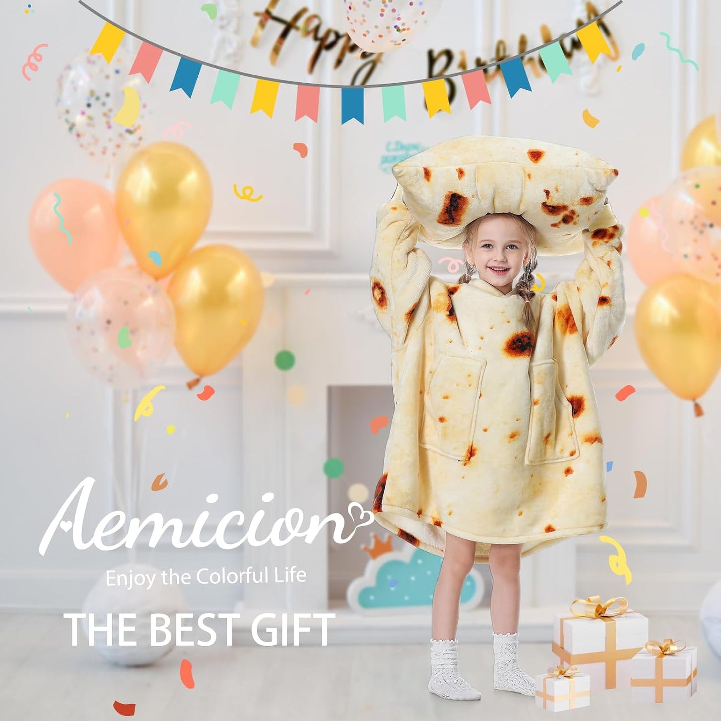 Aemicion Strawberry Blanket Hoodie,Oversized Sherpa Wearable Hooded Blanket,Warm Cozy Sweatshirt Gifts for Women Girls Adult