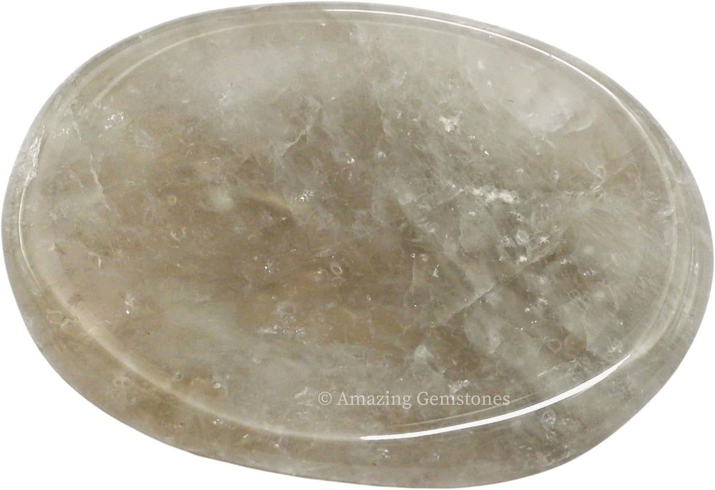 Amazing Gemstone Labradorite Thumb Worry Stone, Anxiety Stone, Healing Crystals - Piedra Crystal Fidget for Gift, Meditation, Calming, Relaxation, Stress Relief - Colors C