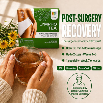Bruizex Lymphatic Herbal Tea, Ginger Blend, 30 tea bags