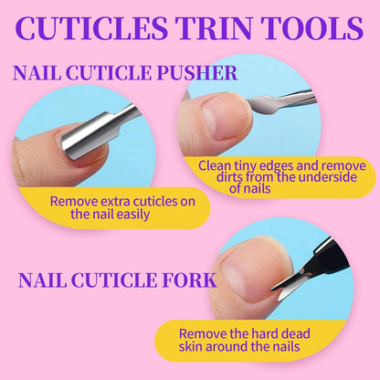 FANDAMEI Nail Buffer and Shine Kit, Nail Care Kit, 10 PCS Nail Buffer Block, Nail Buffer Kit, Nail Buffers, Nail Buffing Block, Nail Tools, Nail Kit, Manicure Tools, Buffer Nail File