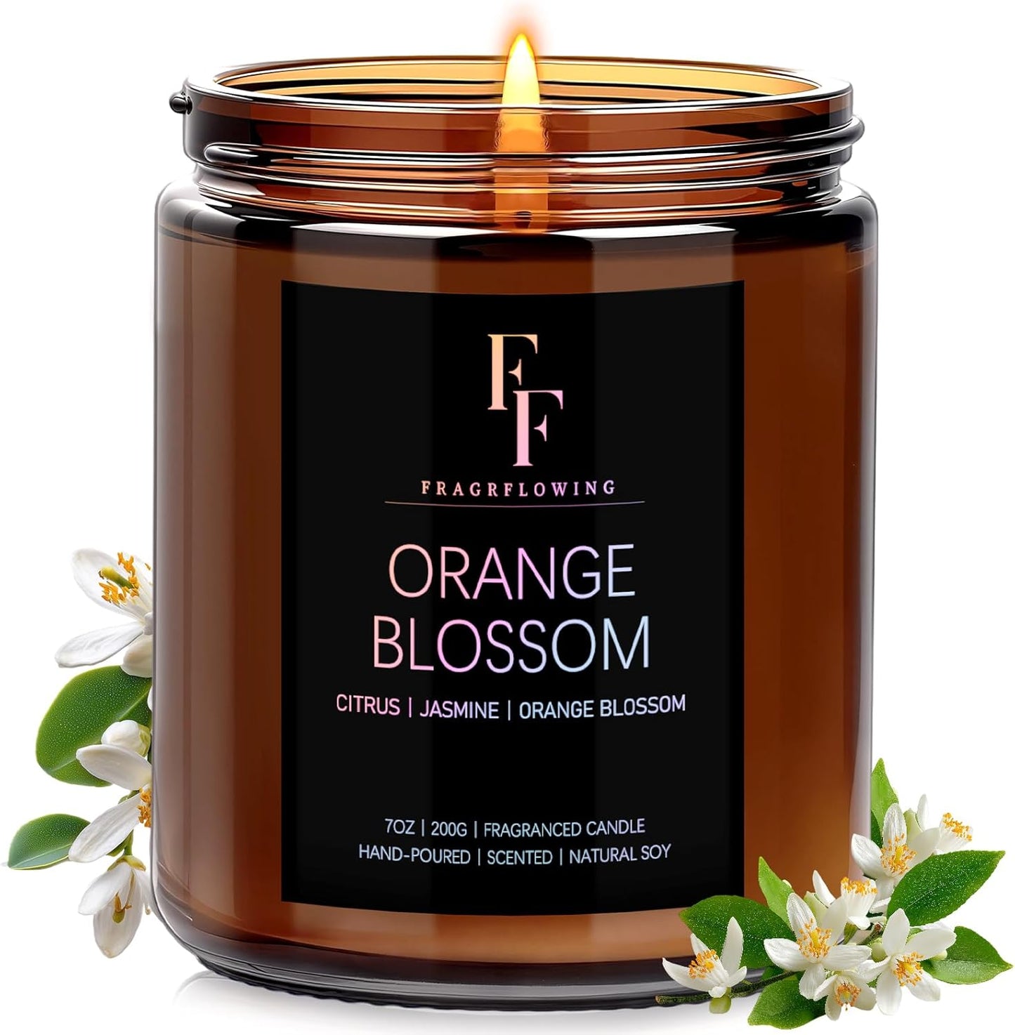 Scented Candles for Home Scented Aromatherapy Candles, 4 Pack 28 Oz Soy Wax Candle Gift Set Valentine's Day Gift for Women Men (Lavender/Vanilla//Sandalwood Rose/Moroccan Amber)