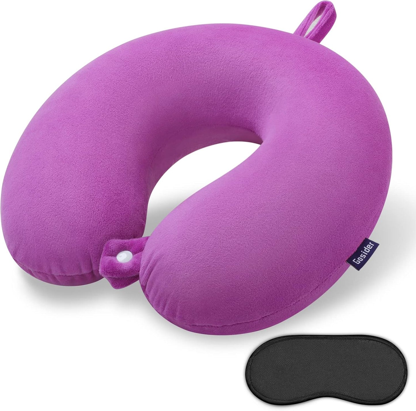 Neck Pillows for Sleeping Travel Pink Travel Pillow Comfortable U Shape Memory Foam Pillows Neck and Head Support Portable Travel Neck Pillow Suitable for Planes, Trains, Self-Driving Cars