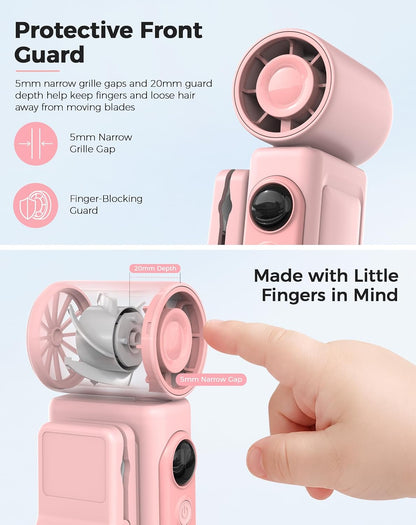 Hotsales Clip-On Portable Fan for Strollers, Handheld Turbo Fan for Travel