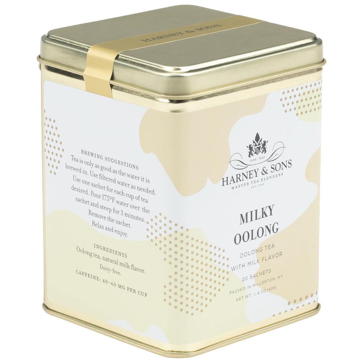 Harney & Sons Milky Oolong Tea, 20 Sachets in Tin