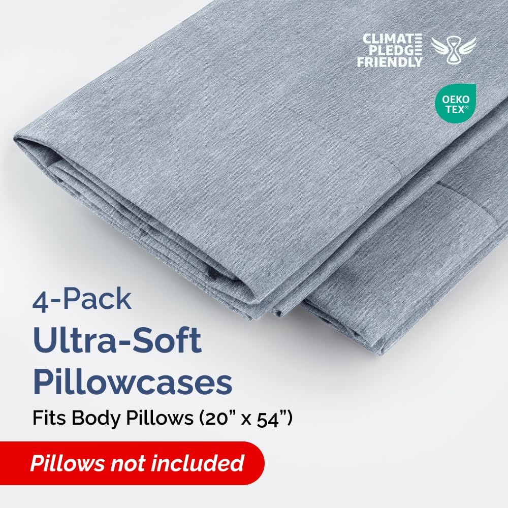Standard Pillow Cases Set of 10 - Ultra Soft Hotel Quality Pillowcase Covers - Comfy, Cozy & Wrinkle Free - Shrink, Stain and Fade Resistant - Machine Washable Pillow Protectors - 10 Pcs Set - White - Colors B