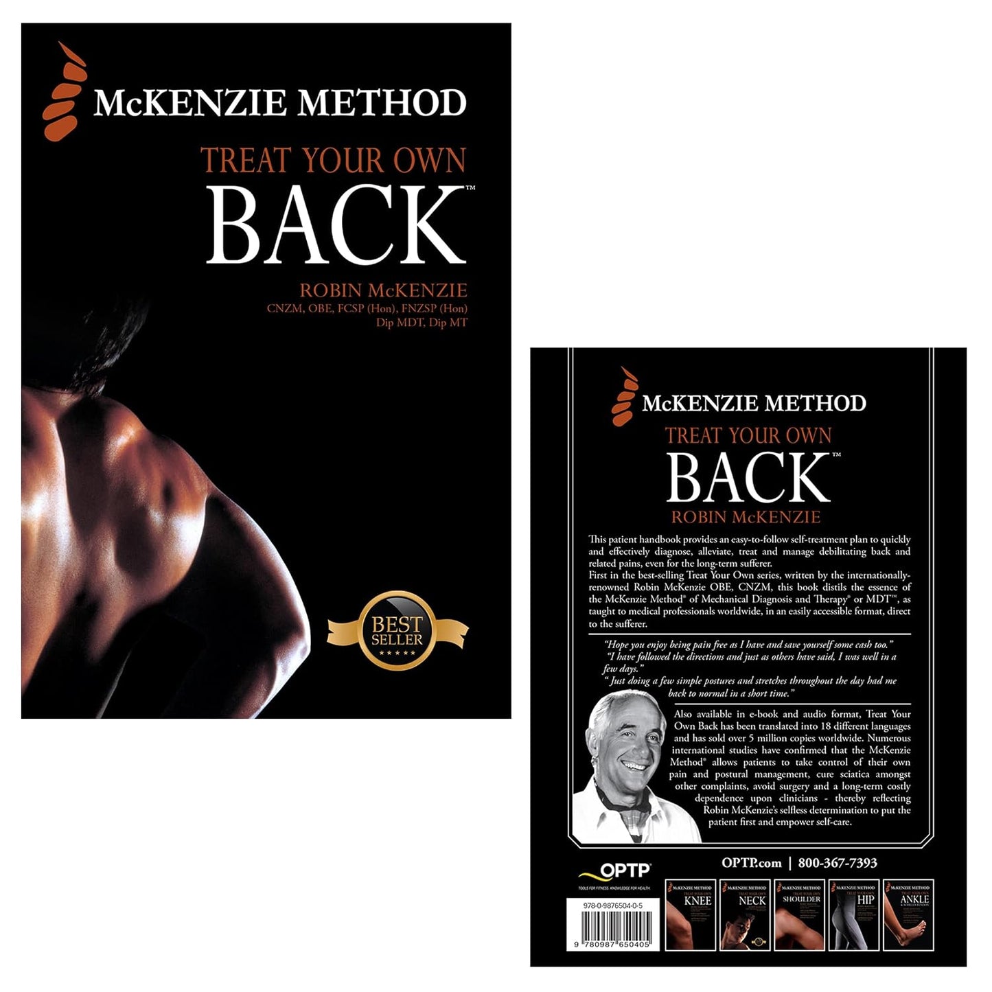 OPTP The Original McKenzie SuperRoll - USA-Made Low Back Lumbar Pillow for Office Chair Lumbar Support, Car Back Support Seat Cushions and Travel. The Preferred Lumbar Cushion by Physical Therapists.