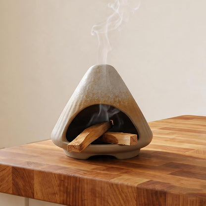 CEREMONY Palo Santo Holder -Mini Ceramic Incense Holder for Palo Santo Sticks
