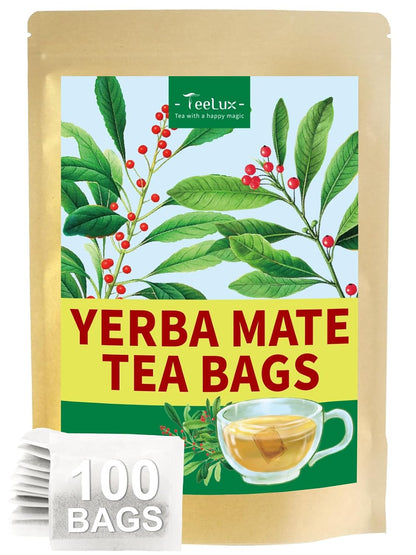 TeeLux Milk Thistle Tea Bags, Natural Milk Thistle Seed Tea, Mild & Mellow Taste, Caffeine Free, 100 Count