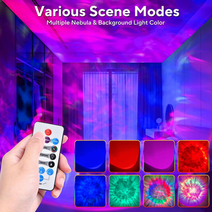 Galaxy Projector for Bedroom, Nebula Ceiling Led Lamp with Remote