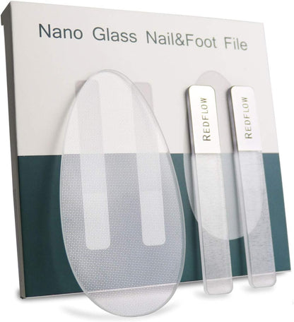 RedFlow Nail Buffer Set Contains 52 Nail Files, Double Sided 100/180 Grit Nail Files, Nail Buffering Files for Home and Salon Use (52 Pack)