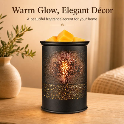 kobodon Wax Melt Warmer Metal Wax Warmer for Scented Wax Electric Fragrance Candle Oil Burner 2 in 1 Wax Melts as Gifts for Moms Grandma Women Girls(Sunflower)