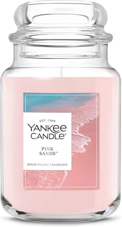 Yankee Candle Pink Sands Scented Candle, 22oz Large Jar