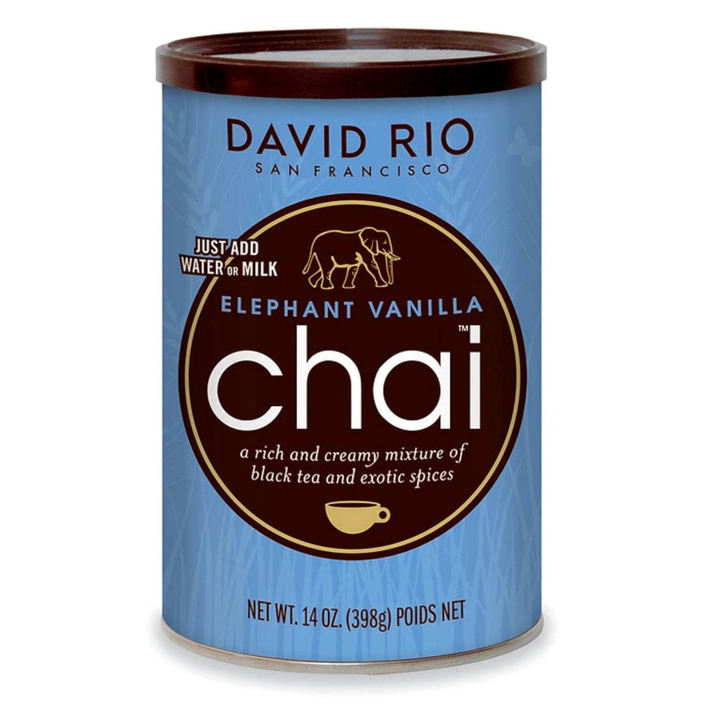 Orca Spice Reduced Calorie Chai Tea Latte Mix, 11.9 Oz, Black Tea, Organic Spices, Sugar Free, Dairy Free, Serve Hot or Cold, Just Add Water or Milk, 18 Servings