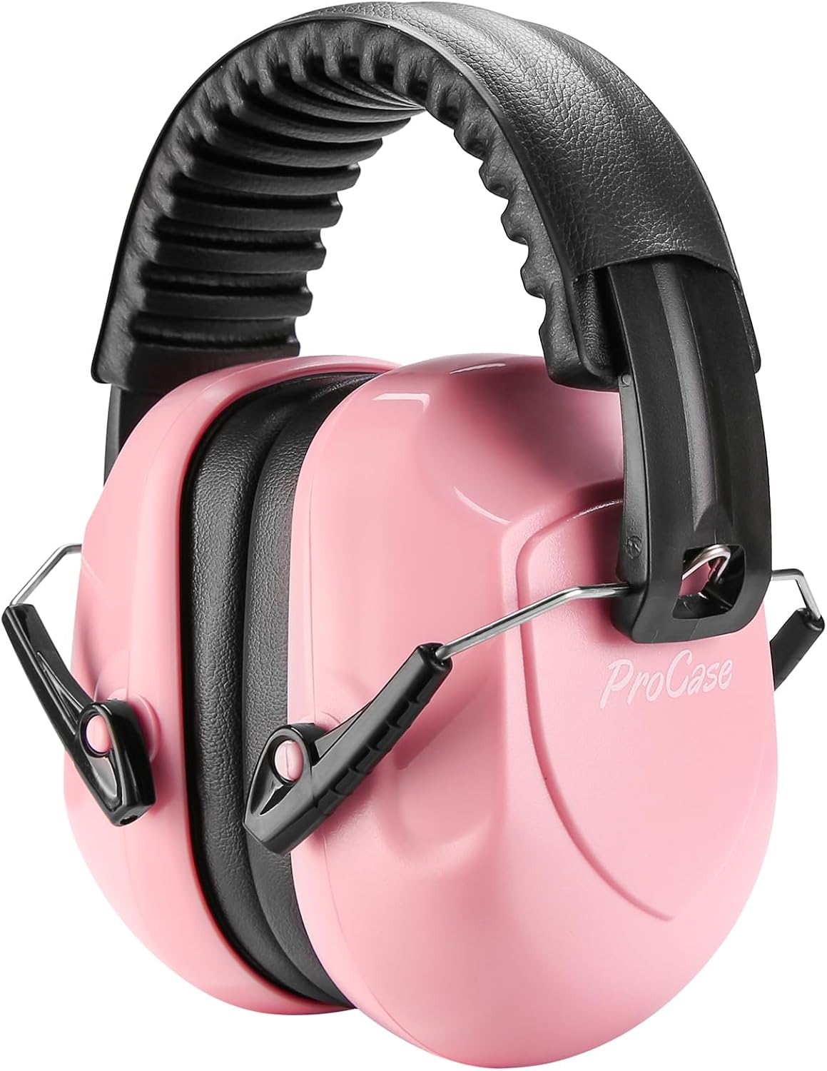 ProCase NRR 28dB Noise Reduction Ear Muffs, Foldable Adjustable Passive Noise Cancelling Headphones for Adults Kids Autism, Hearing Protection for Shooting, Construction, Mowing, Studying -Black - Colors A