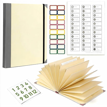 GANGZI The Life Book Document Organizer Binder (Pink)