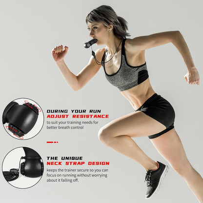 Breathing Trainer for Portable Lung Trainer, Breathing Resistance Trainer for Daily Fitness Training, Breathing Trainer for Lungs Different Fitness Needs & Easy to Clean.