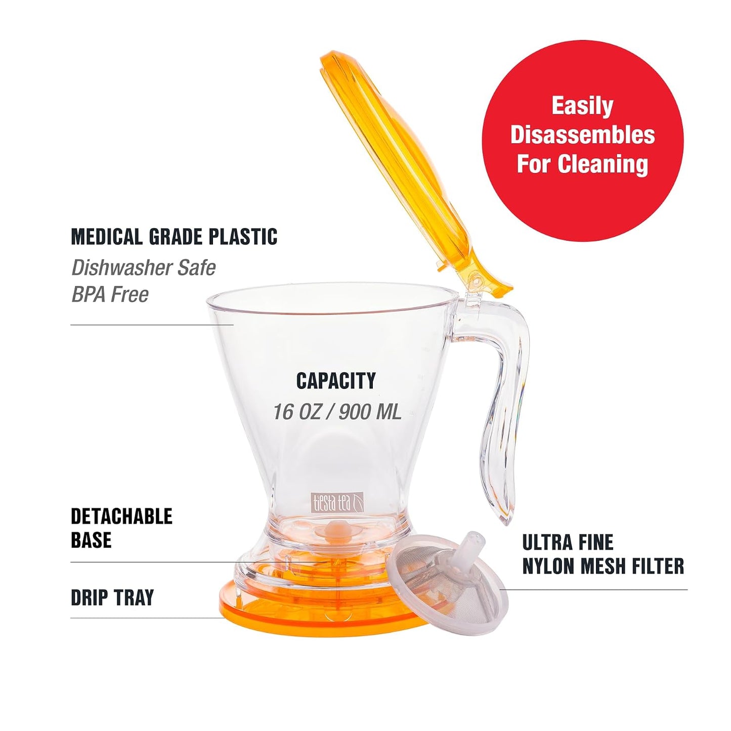 Tiesta Tea Premium Starter Loose Leaf Sampler Kit - Classic Tea Blends