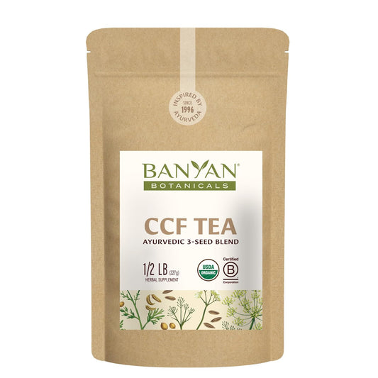 Banyan Botanicals Organic CCF Tea–Cumin Coriander Fennel–Bloating Relief & Digestive Support–Natural Detox Tea–Caffeine-Free Loose Leaf Tea– ½ lb Bulk (90 Servings)– USDA Organic*