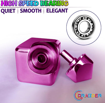 Fidget Spinner Toys Cube Adults Metal Fidgets Cool Stuff Desk Gadgets Office Toy for Teen Boy Small Anxiety Figette Sensory Toy ADHD Tool Fingears Figet Stress Gifts Easter Basket Stuffers Teen Boys