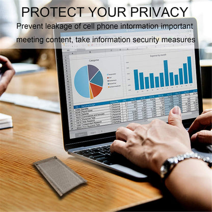 Cell Phone Anti-Radiation Sleeve Faraday Bag Pregnant Phone Rf Signal Shielding Blocker 5G GPS EMF RFID Signal Blocking Bag Car Key Wallet Security Pouch Privacy Protection (A), 20x10cm
