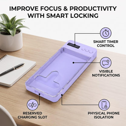 Smartphone Lock Box with Timer (Blue)