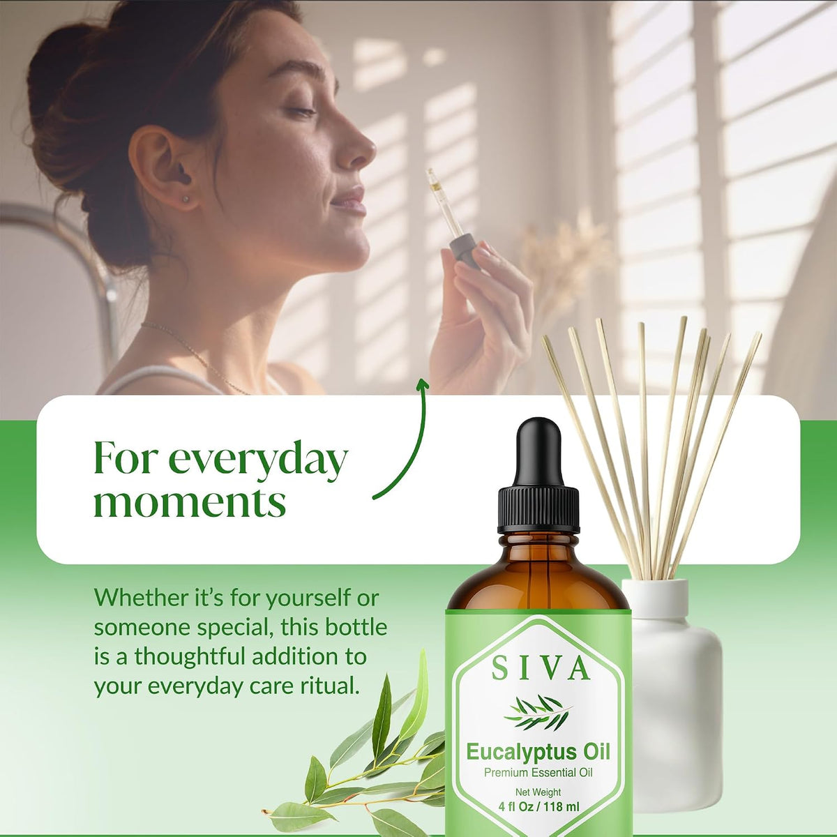 Siva Lavender Essential Oil, Huge Bottle, Large Size, 16 Fl Oz (473 ml)