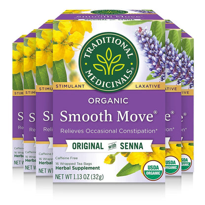 Traditional Medicinals Organic Smooth Move, 96 Tea Bags